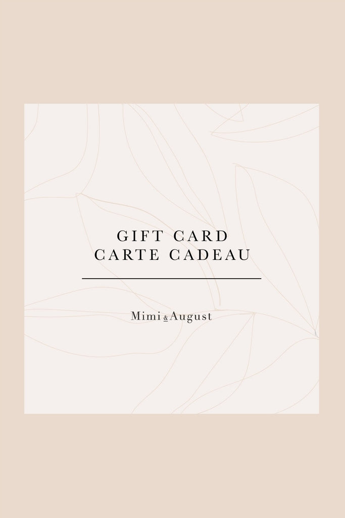 Carte cadeau Mimi & August