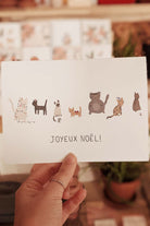 Joyeux Noël Cat Version | Beautiful Greeting Card by Mimi and August