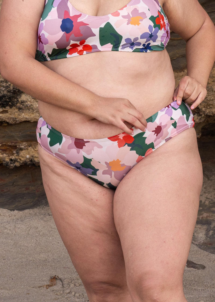 Bas de bikini taille basse Pacifico Botanica couverture cheeky 
