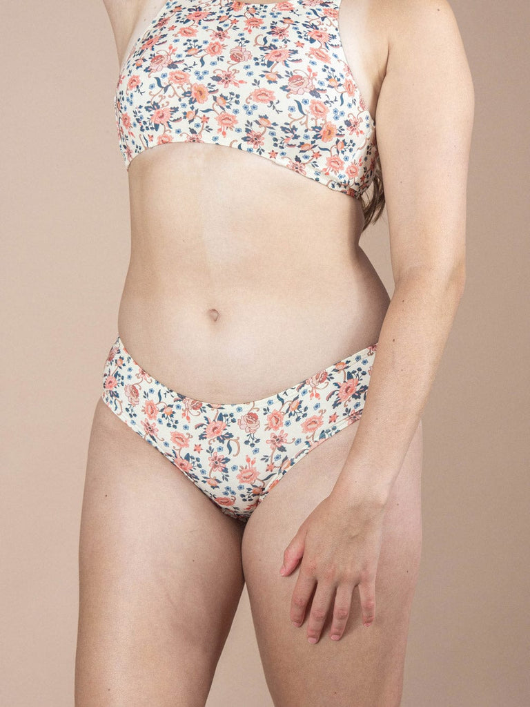 Closer look and the amour print bathing suits