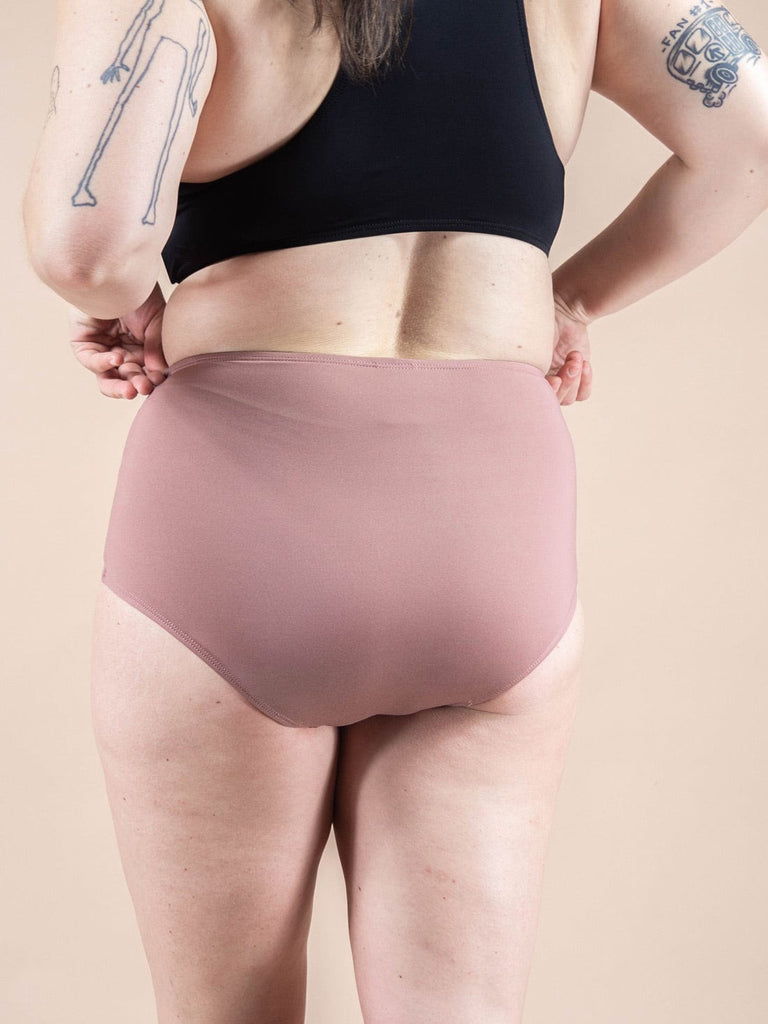 back of the paloma prune high waist bottom by mimi and august