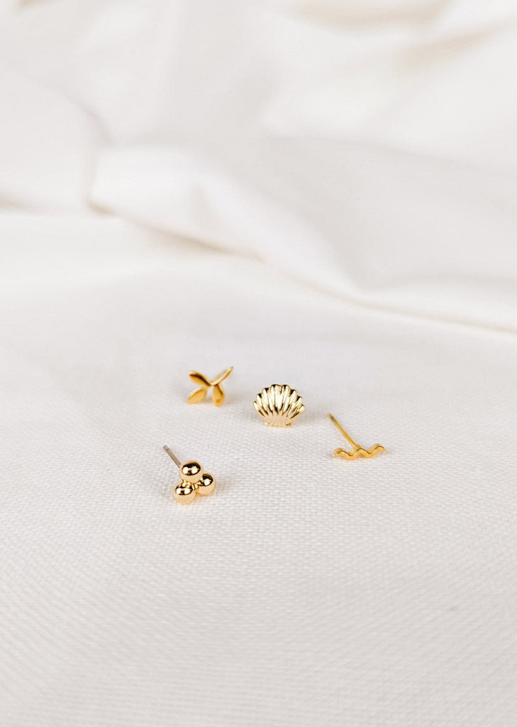 Tofino Kit - Gold plated earrings