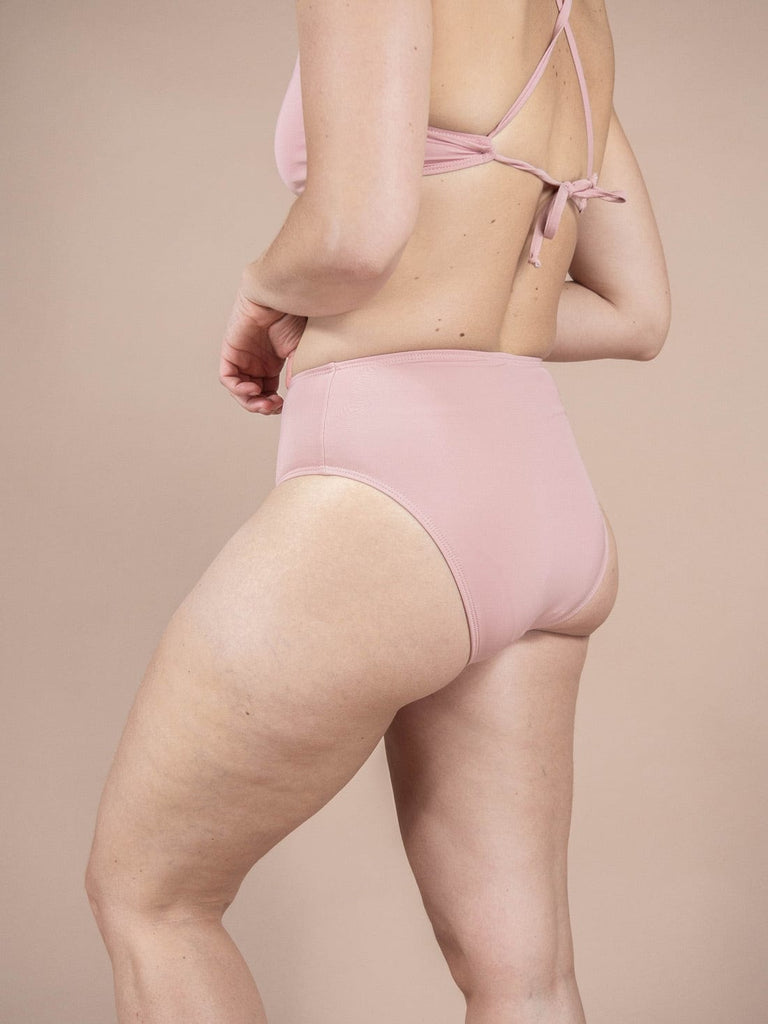 Tucan coquillage High Leg Cut High Waist Bikini Bottom size L by Mimi & August