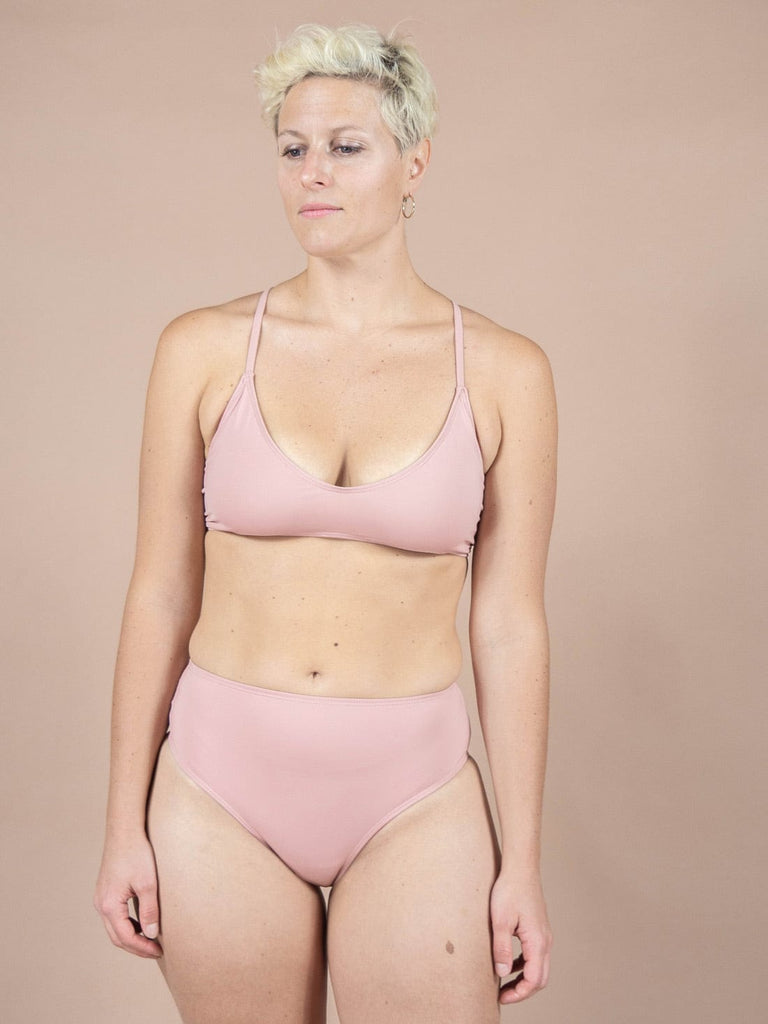 the perfect high waist tucan coquillage bikini bottom by mimi and august