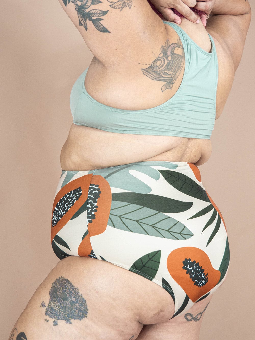 City Chic  Women's Plus Size Mimi Bodysuit - Leopard Print - 44dd