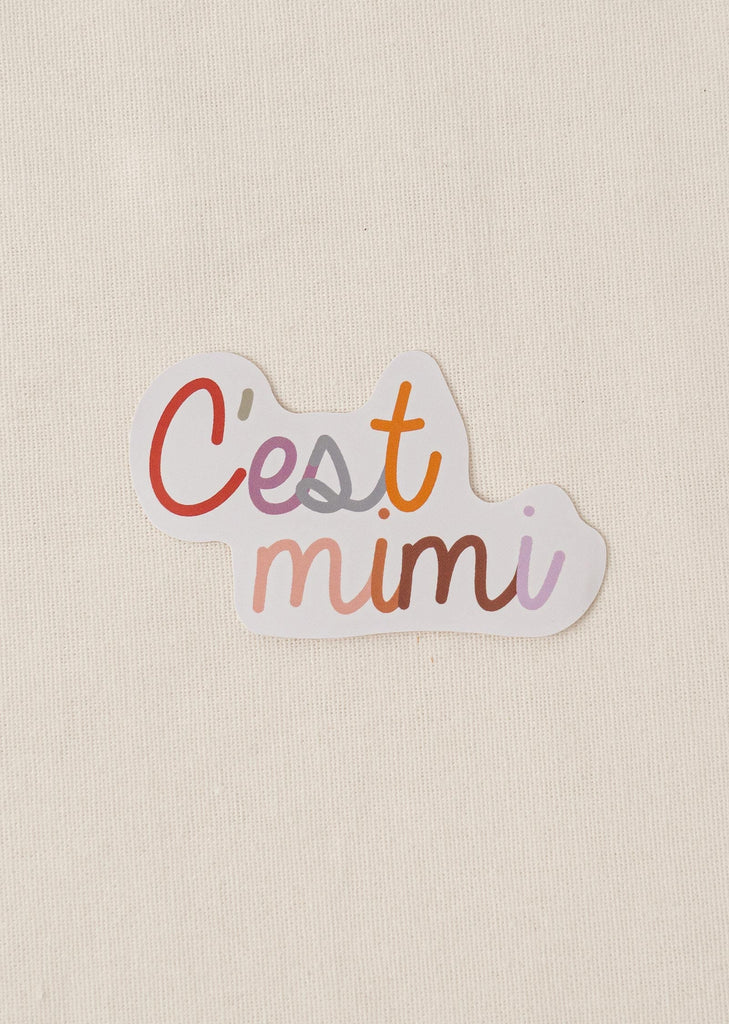 C'est Mimi  Vinyl Sticker by mimi and august