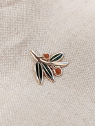 Christmas Berries Enamel Lapel Pin