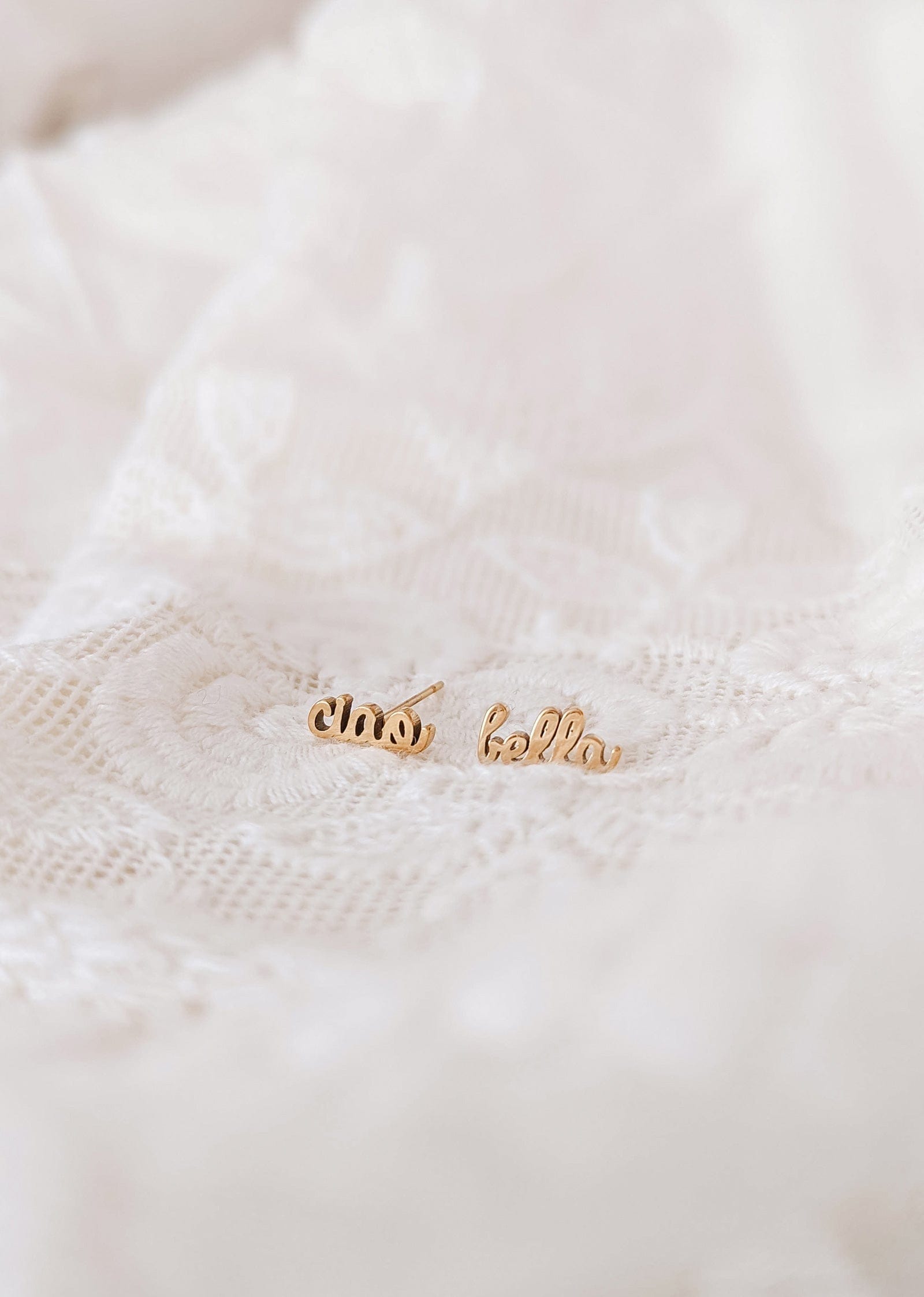 Ciao bella - Gold plated earrings