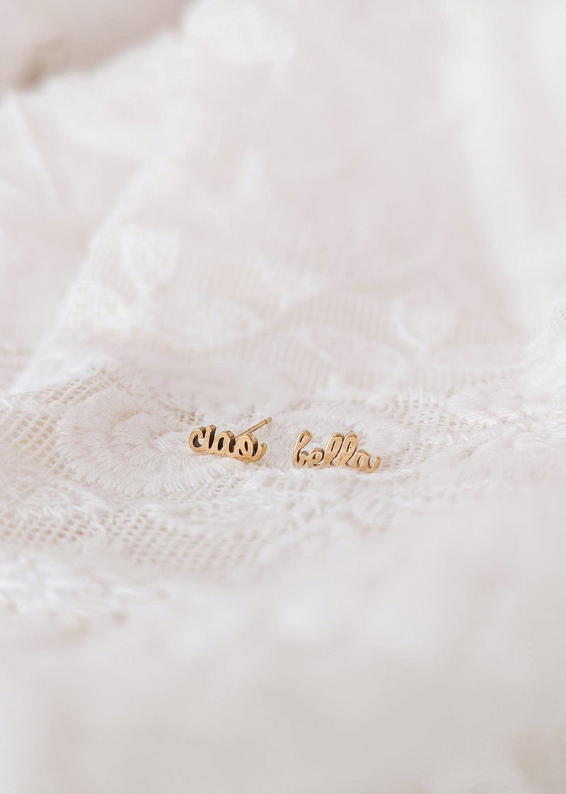Ciao bella - Gold plated earrings