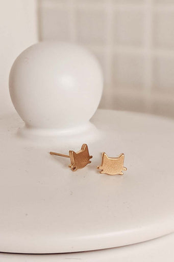 Deux Petits Chats - High Quality Gold Earrings by Mimi & August