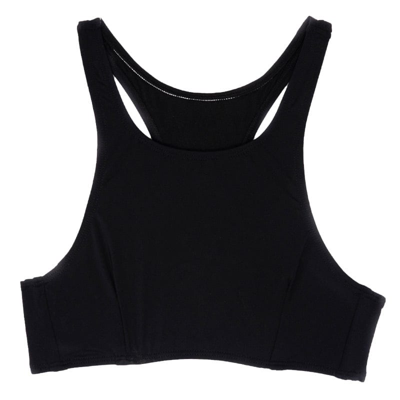 Flat marina black tank top by mimi and august