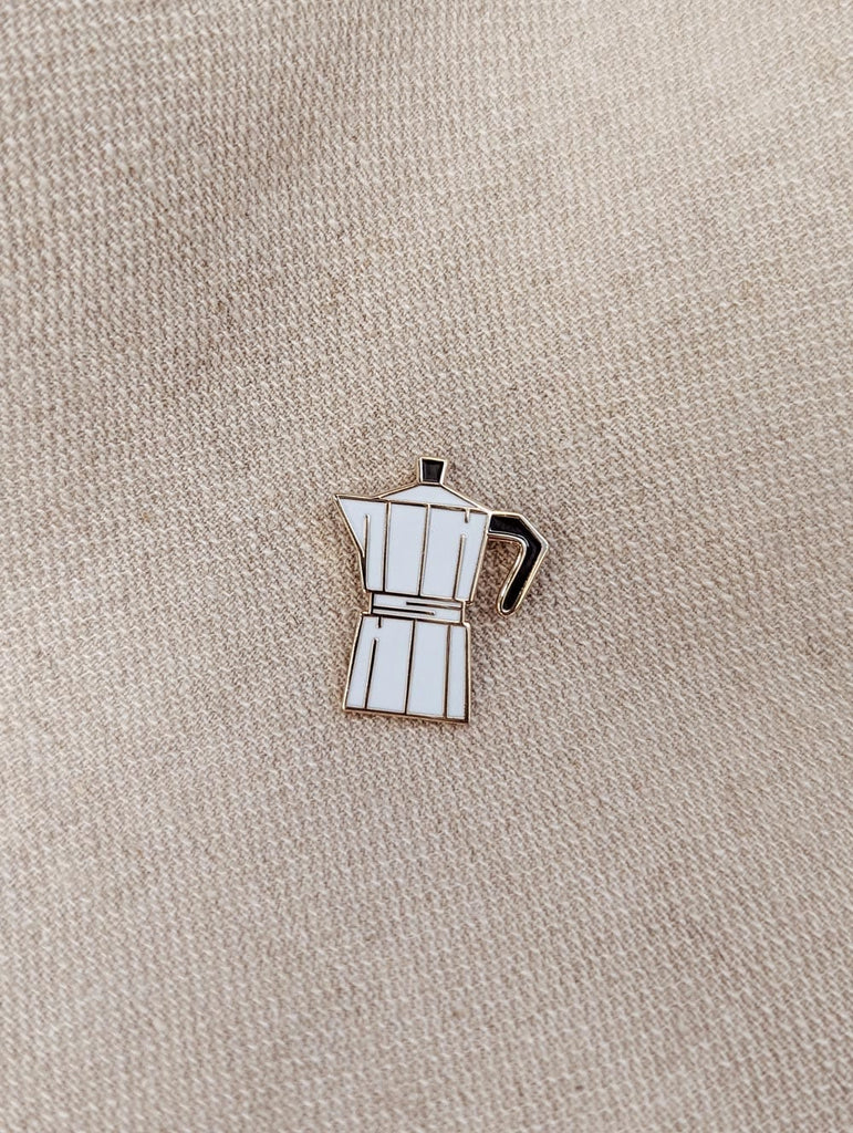 Moka Espresso Pot enamel pin 