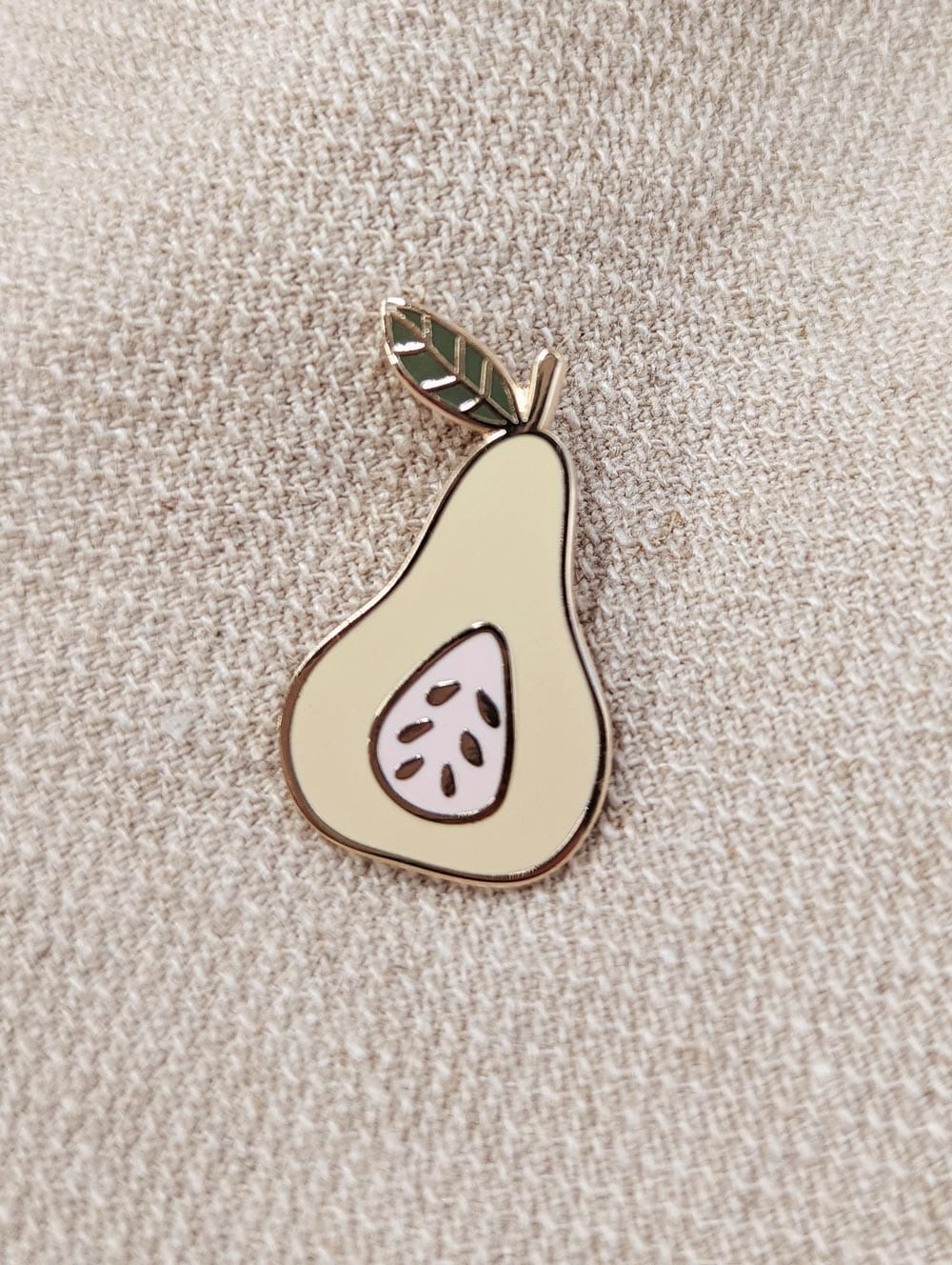 Pear Enamel Lapel Pin