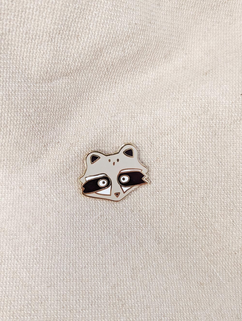 Mont-Royal Raccoon Enamel Lapel Pin