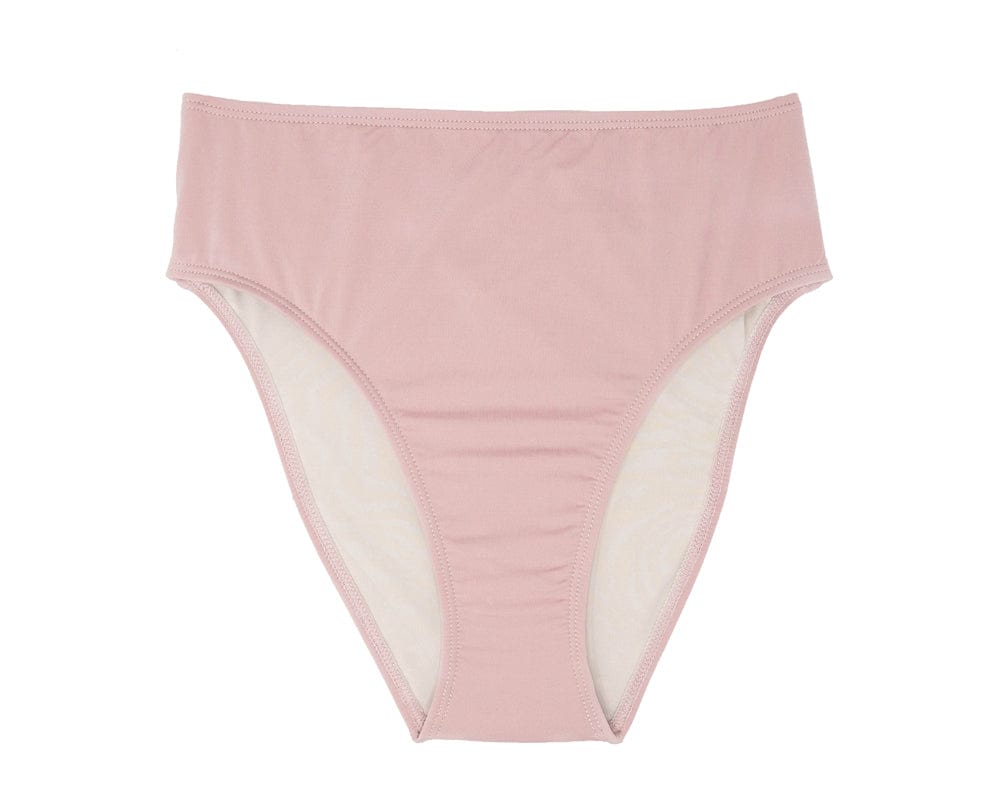 Bas de bikini taille haute tucan coquillage à plat par mimi et august